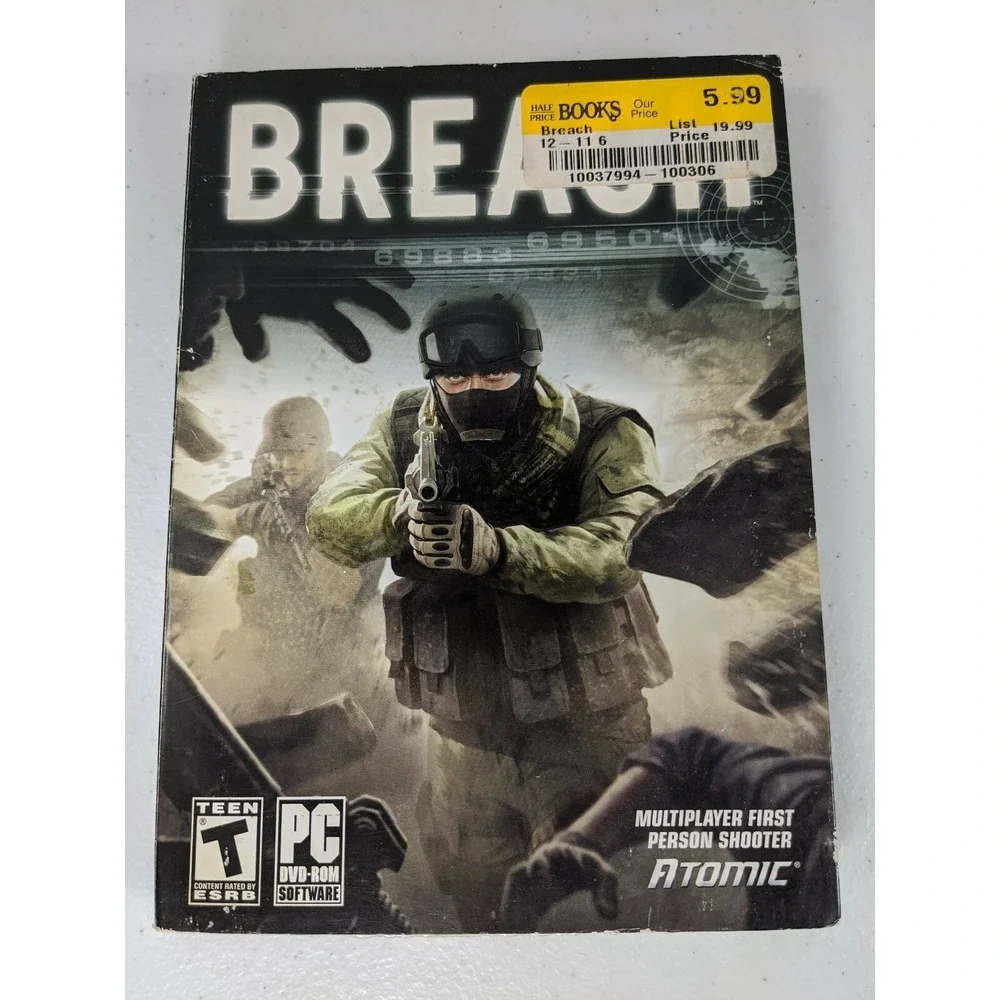 Lot of 2‎ war Games Act of war Direct Action And Breach  PC games
